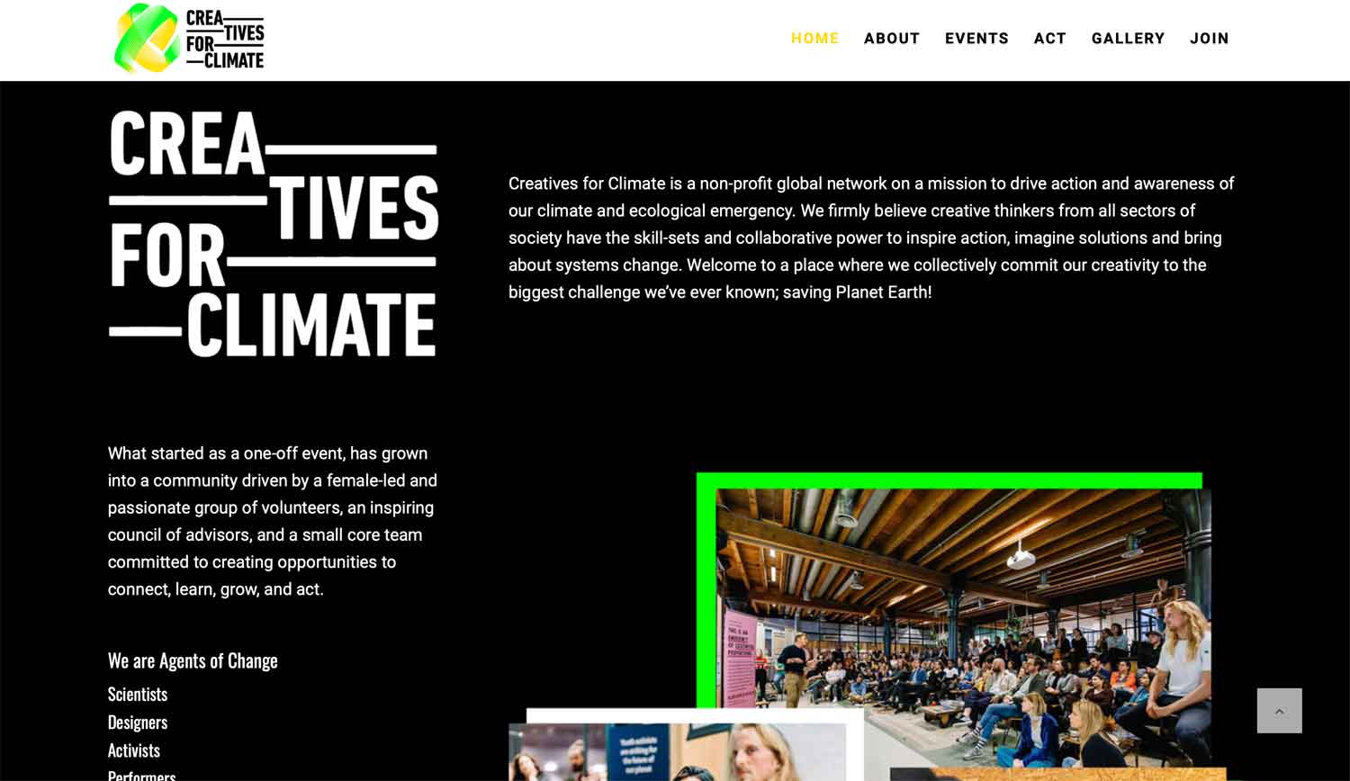 Creatives for Climate design